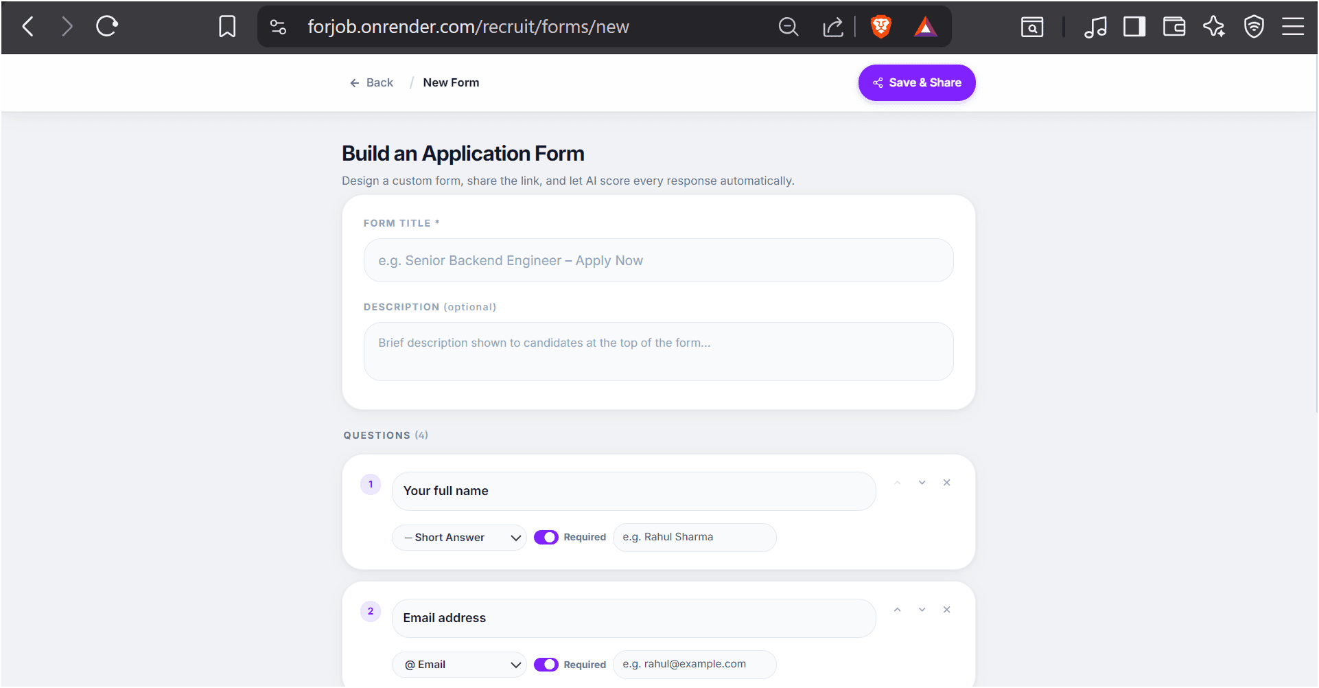 Form Builder