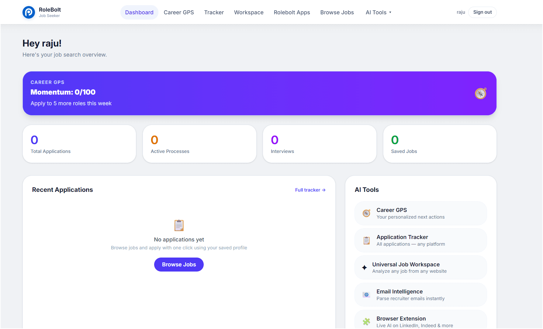 Job Seeker Dashboard