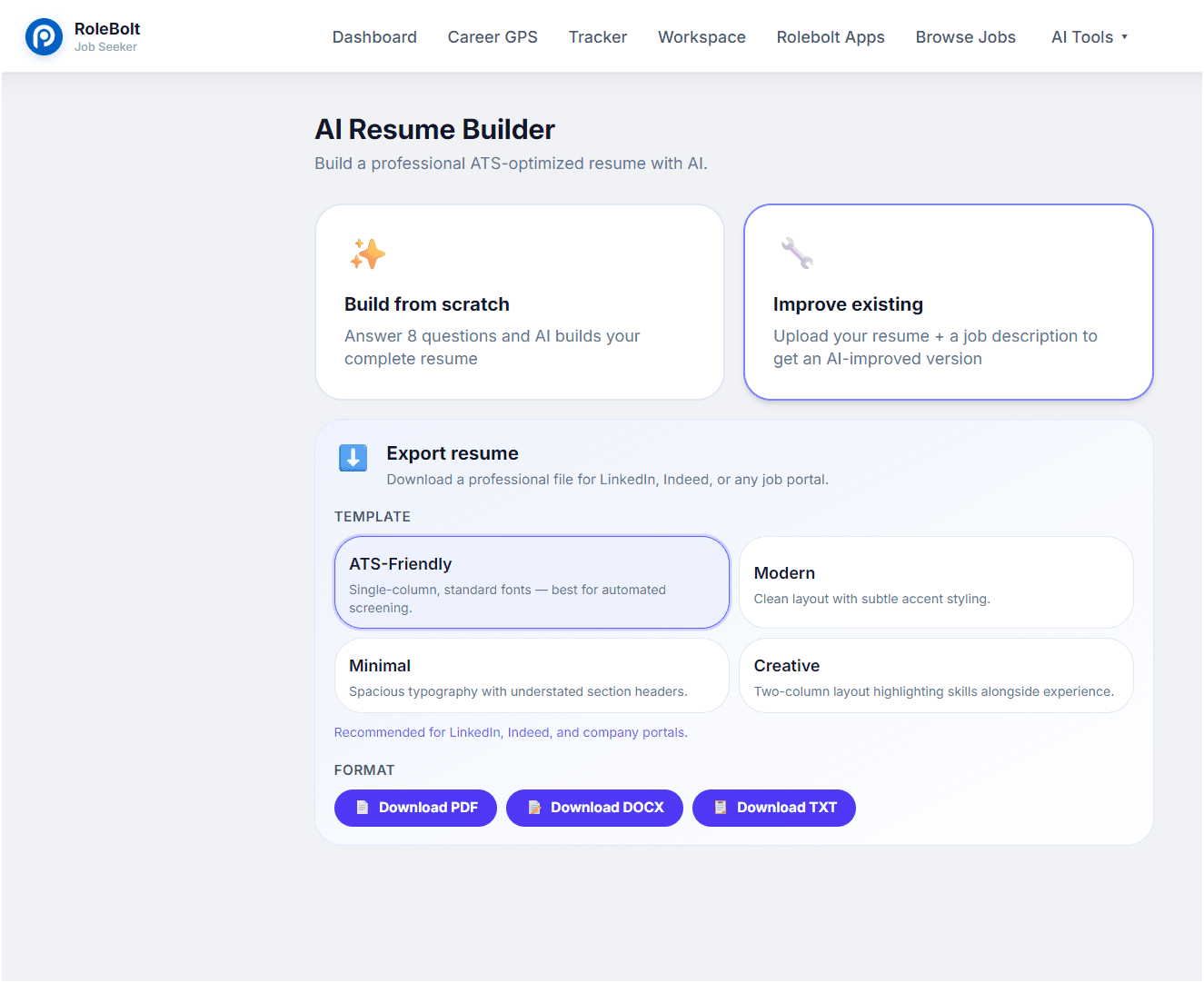 AI Resume Builder